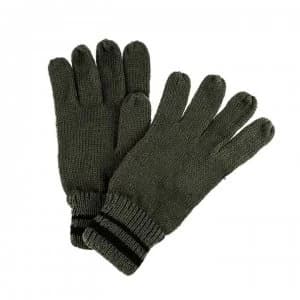 Regatta Balton II Knitted Gloves - DkKhaki/Blac