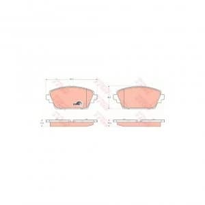 Brake Pad Set TRW GDB3227