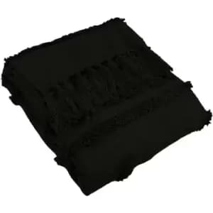 Furn Jakarta Tufted Throw (One Size) (Black) - Black