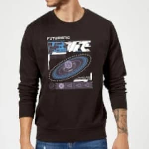 Crystal Maze Futuristic Zone Sweatshirt - Black