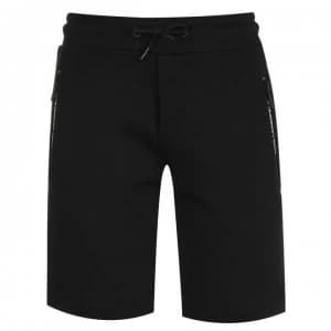 Karl Lagerfeld Zip Logo Shorts - Black 09B