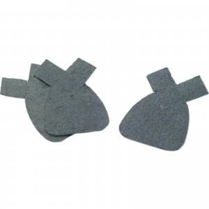 Black and Decker Piranha Quick Fit Mouse Wire Wool Sanding Sheets Coarse Pack of 3