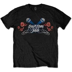Rag'n'Bone Man - Mics & Roses Unisex Large T-Shirt - Black