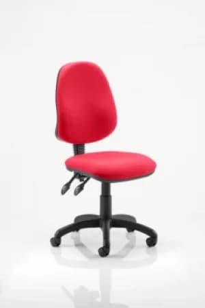 Eclipse II Lever Task Operator Chair Bespoke Colour Post Box Red