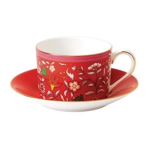 Wedgwood Wonderlust Crimson Jewel Teacup Saucer