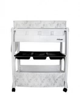 My Babiie My Babiie Grey Marble Baby Bath And Changing Unit