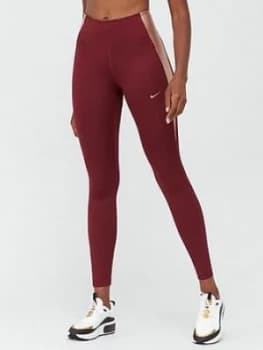 Nike The One Colourblock Legging - Beetroot Purple