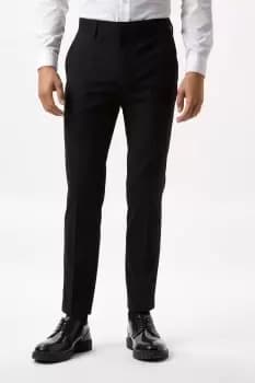 Plus Skinny Fit Black Smart Trousers