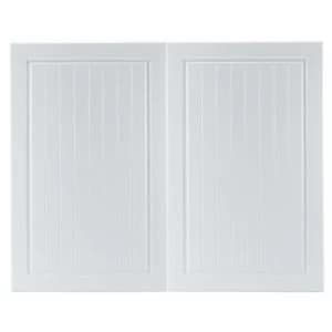 IT Kitchens Chilton White Country Style Larder door W600mm Set of 2