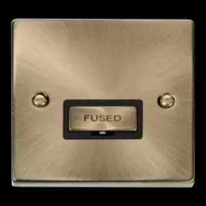 Click Scolmore Deco Ingot 13A Fused Spur Unit - VPAB750BK