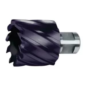 Couronne de carrotage D. nominal 22mm HSS revetement TiAlN profondeur de coupe