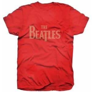 The Beatles - Drop T Logo Womens X-Large T-Shirt - Red