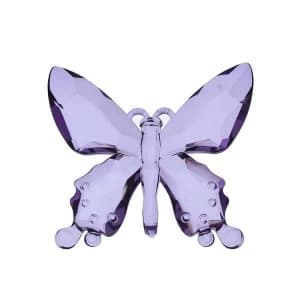 Large Acrylic Butterfly Purple Ornament