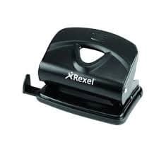 Rexel V220 Value 2-Hole Metal Punch 20 Sheet Black