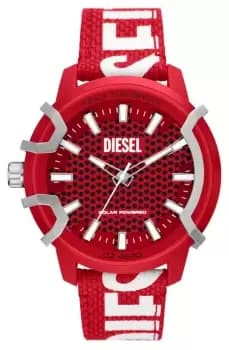 Diesel DZ4620 Griffed Red Dial Red Recycled Ocean Watch