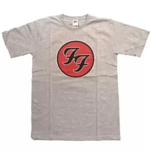 Foo Fighters - FF Logo Kids 13-14 Years T-Shirt - Grey