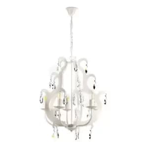 Onli Jane 5 Light Pendant Ceiling Light, White