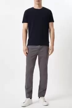 Slim Fit Charcoal 5 Pocket Chino Trousers