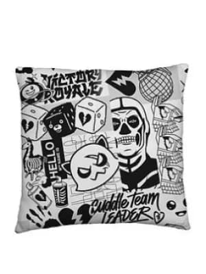 Fortnite Fanzine Square Cushion