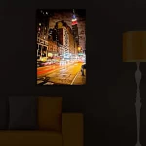 4570?ACT-33 Multicolor Decorative LED Lighted Canvas Painting