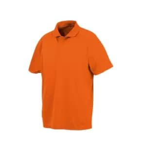 Spiro Unisex Adults Impact Performance Aircool Polo Shirt (S) (Flo Orange)