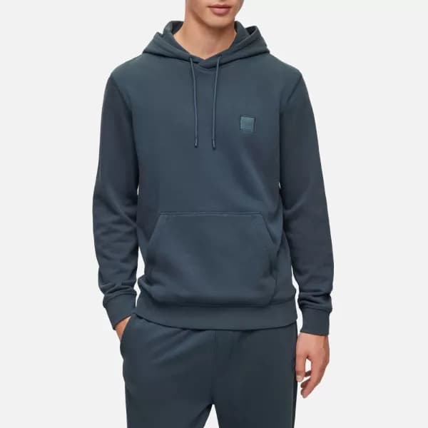 BOSS Orange Mens Wetalk Hoodie - Open Green - L