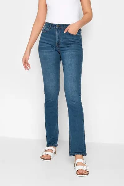 Long Tall Sally Tall Slim Jeans Mid Blue