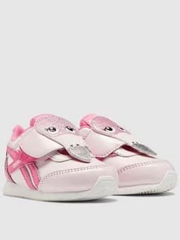 Reebok Royal Classic Jog 2 KC - Pink/Black, Size 6