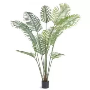 VEVOR Artificial Palm Tree, 1.8mTall Faux Plant, Secure PE Material & Anti-Tip Tilt Protection Low-Maintenance Plant, Lifelike Green Fake Tree for Hom