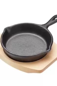 Cast Iron Mini Frying Pan, 11.5x16x2cm, Gift Boxed