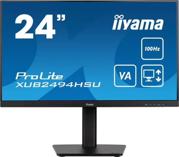 iiyama ProLite 24" XUB2494HSU-B6 Full HD LED Monitor