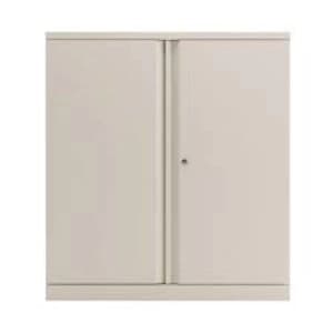 2 Door 1000mm Cupboard Empty Chalk White KF78710