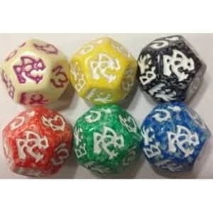 Dragon Dice Ivory Wyrm Set