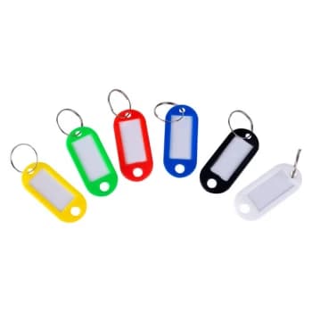 Cathedral Products KTS50 Standard Key Tags Assorted Colours (50 x ...