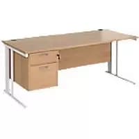 Dams International Desk MCM18P2WHB 1,800 x 800 x 725 mm