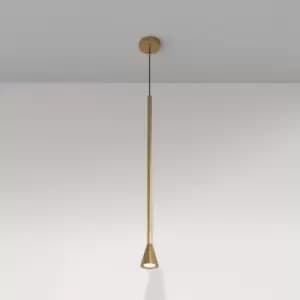 Maytoni Arrow Slim Pendant Ceiling Light Gold GU10