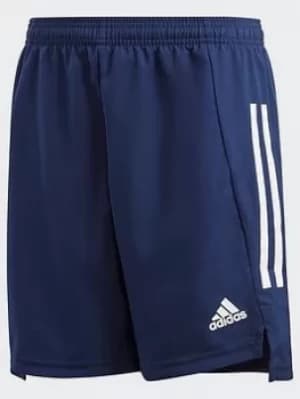 adidas Condivo 21 Primeblue Shorts, Black/White, Size 9-10 Years