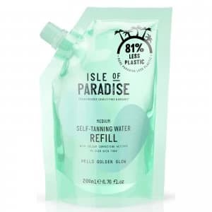 Isle of Paradise Self-Tanning Water Refill Pouch Medium 200ml