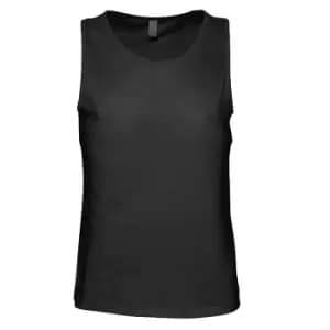 SOLS Mens Justin Sleeveless Tank / Vest Top (4XL) (Deep Black)