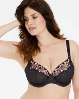 Elomi Charley Black Plunge Wired Bra