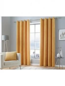Curtina Kilbride Cord Lined Eyelet Curtains