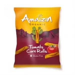 Amaizin Organic Corn Rolls Tomato 100g