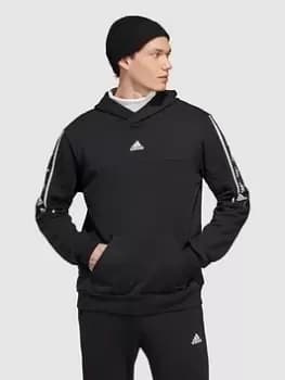 adidas Sportswear BrandLove Hoodie - Black, Size 2XL, Men