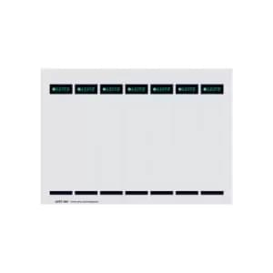 PC Printable Cardboard Spine Labels for Plastic Lever Arch Files Narrow and Short Grey (Pack of 125 Labels)