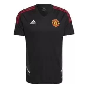adidas Manchester United Training Shirt Adults - Black