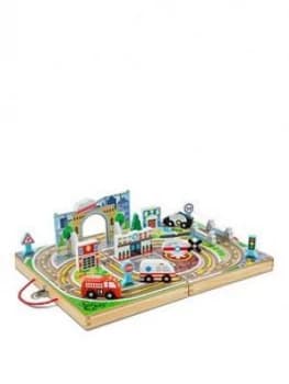 Melissa & Doug Takealong Table Top Town, One Colour