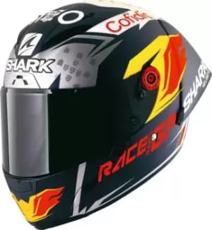 Shark Race-R Pro Gp Replica Oliveira Signature Helmet, blue-silver, Size L, blue-silver, Size L