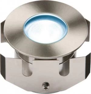 KnightsBridge 1W LED LV Stainless Steel Decking Light - Blue