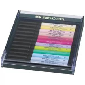 Faber Castell PITT Artist Brush Pen Set Pastel Tones Set of 12