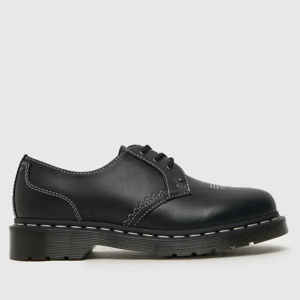 Dr Martens 1461 gothic flat shoes in black